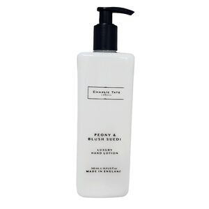CHARLIE TATE Peony & Blush Suede LUXURY Hand lotion 16.9 FL oz. LONDON England